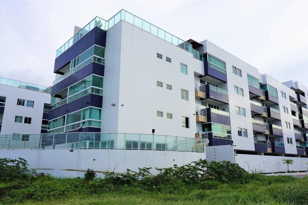 Joao Pessoa, A Dois Passos Do Paraiso, 2 Suites Com A/C, Vista Panoramica Para O Mar Do Bessa, Portaria 24H E 2 Vagas De Garagem 外观 照片