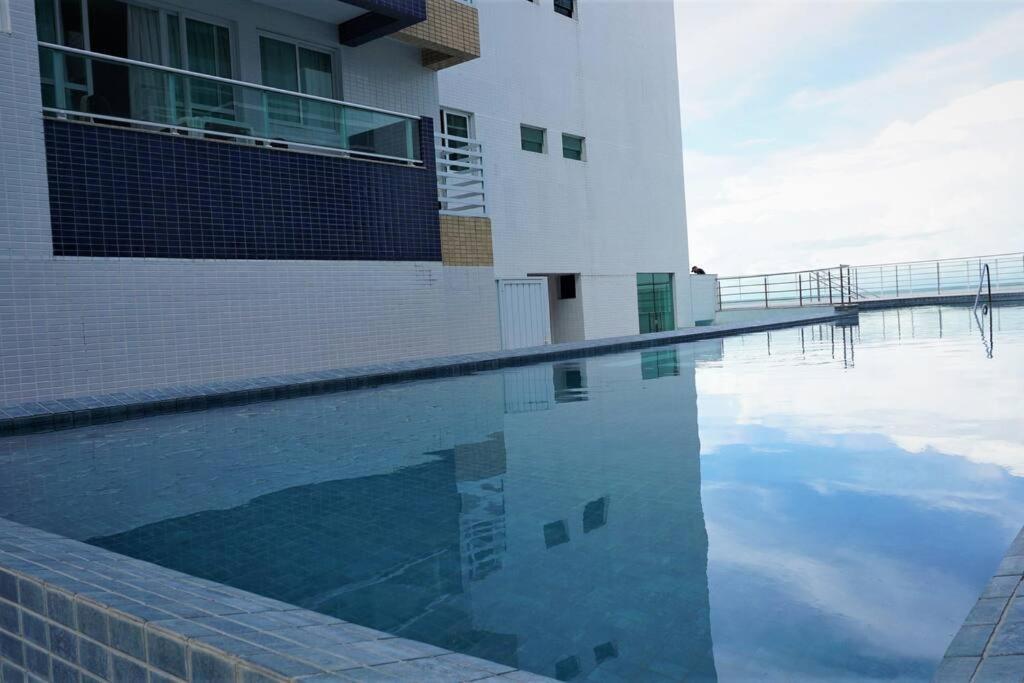 Joao Pessoa, A Dois Passos Do Paraiso, 2 Suites Com A/C, Vista Panoramica Para O Mar Do Bessa, Portaria 24H E 2 Vagas De Garagem 外观 照片